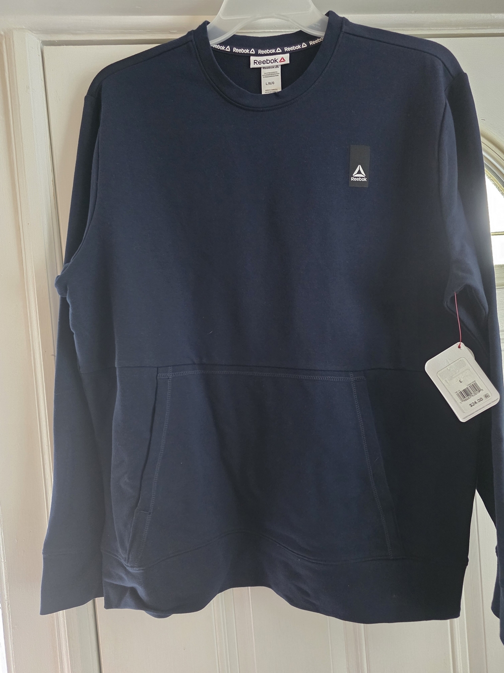 Reebok Navy Crewneck Sweatshirt